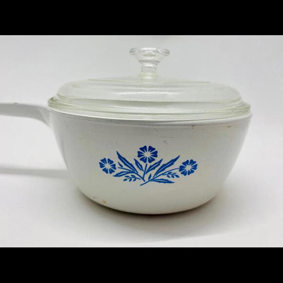 Vintage Corning Ware Pot with Lid - Picture 1 of 5